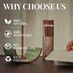 Meditate & Unwind - Innergy Old Sandalwood Incense Sticks, 100% Pure Meditation Incense, 40 Min Burn