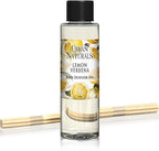 Urban Naturals Lemon Verbena Scented Oil Reed Diffuser Refill | Includes a Free Set of Reed Sticks! 4 oz.