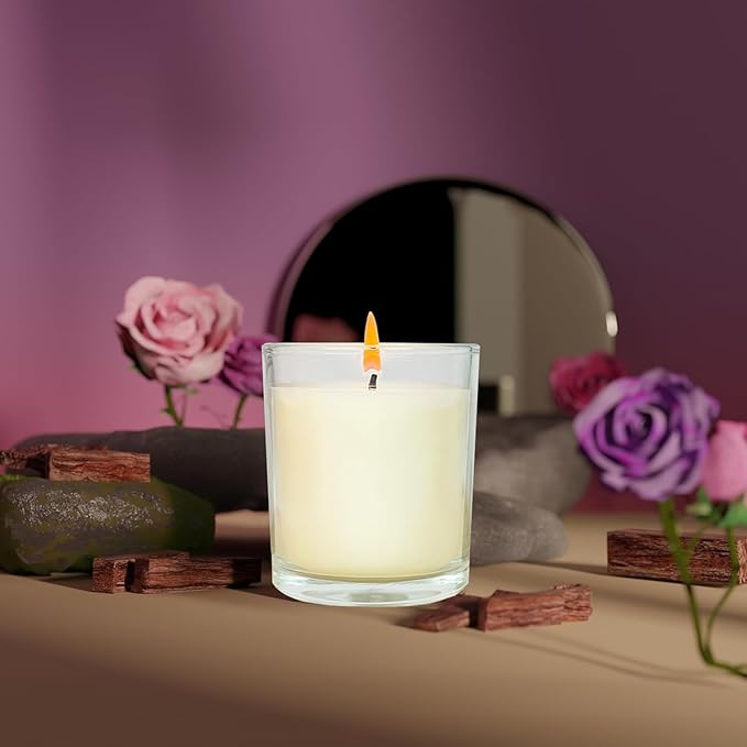 12 Pcs 6 Oz Mini Soy Candles,Eucalyptus Scented Bulk Candle Set,Aromatherapy Candle,Great Stress Relieving Scented Candles for Girls as a Gift for Birthdays, Weddings Party Favors!