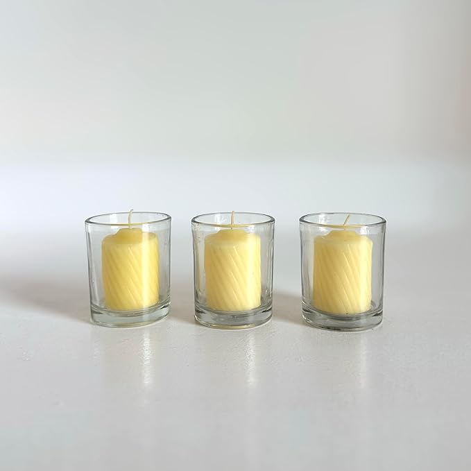 Scented Votive Candles - 15 Hour Burn Time - Ideal for Outdoor Events, Weddings, Birthday and Parties - Made in The USA, Box of 20 Scentinella