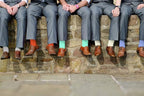 Feraricci Solid Color Casual Dress Socks for Men - Colorful & Comfortable Crew Socks