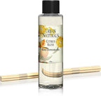 Urban Naturals Citrus Bliss Mandarin & Grapefruit Scented Reed Diffuser Oil Refill + Replacement Reed Sticks | Fresh, Bright Citrus Scent 4 oz.
