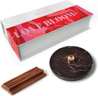 Love Bloom Incense Set – Rose Scented Sticks with Golden Cherry Marble Holder – Aromatherapy Gift for Relaxation, Meditation & Home Decor – 10 Long-Lasting Incense Sticks in Gift Box