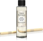 Urban Naturals Reed Diffuser Oil Refill, Baby Powder Bliss Diffuser Oils with Rose, Geranium, Cedar, 4 oz + Free Reed Sticks, Made in The USA