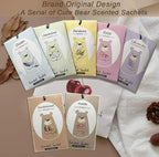 14 Packs Sandalwood Scented Sachets Bag for Drawer and Closet Gift Box