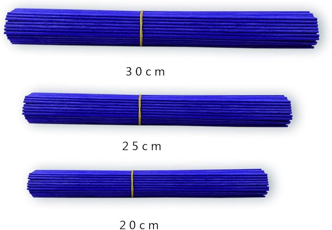100 Pieces Fiber Reed Diffuser Replacement Refill Sticks (8" x 3mm, Purple)
