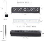 Incense Holder,Ceramic Incense Holder for Sticks with Ash Catcher,Coffin Style Incense Box,Incense Burner for Meditation Yoga Spa Room Decor(Brown)