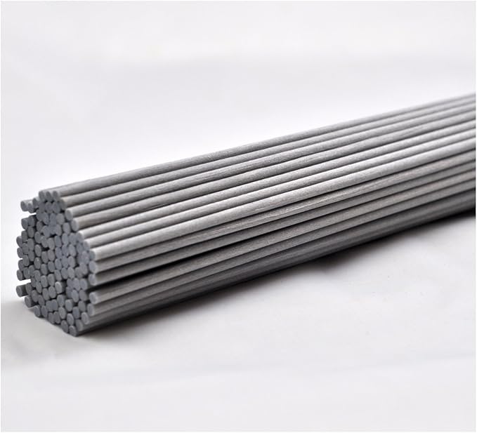 50 Pieces Fiber Reed Diffuser Replacement Refill Sticks for Aroma Fragrance (Gray, 8" x3mm)