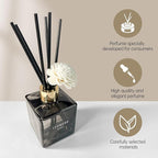Reed Diffuser Set, My Way Floral Fragrance Diffuser 6.1 fl oz with 6 Reed Sticks Long-Lasting Home Fragrance Reed Diffuser for Home Room Office Bathroom Shelf Decor