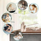 Hand Statues Incense Holder - Incense Burner Ash Catcher, Handcrafted Incense Stick Holder with Ash Catcher, Artisan Incense Burner for Meditation & Yoga (White)