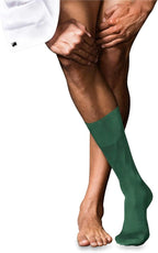 FALKE Men's No. 9 Egyptian Cotton Luxury Dress Socks, 1 Pair