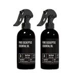Pure Eucalyptus Oil Shower Mist and Steam Room Spray - Room Spray and Eucalyptus Spray for Shower - Premium Aromatherapy Eucalyptus Essential Oil Spray - 4 Ounce, 2 Pack