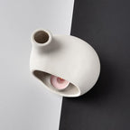 Modern Palo Santo Holder Ceramic Burner for Meditation and Energy Cleansing - Handcrafted Smudge Bowl for Wood Sticks, Sage, and Incense Cones