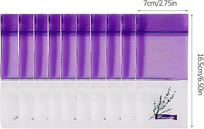 20 PCS Purple Empty Lavender Sachets Bags for Drawers and Wardrobes Closet Freshener Scents Dried Lavender Flower Sachets