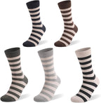 DRASEX Men's Dress Socks Funky Colorful Pattern Cotton Novelty Casual Crew Socks