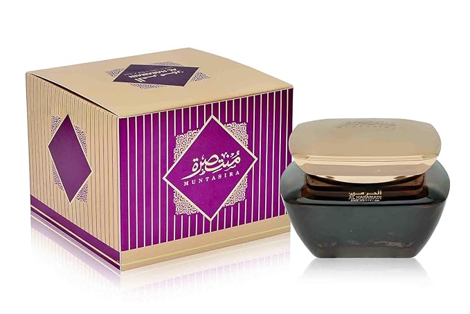 Al Haramain Muntasira Oudh Maal Attar Arabian Bukhoor - Premium Arabic Bakhoor Incense - Long-Lasting Fragrance - Islamic, Eid & Ramadan Gifts - Perfect for Home, Prayer, Meditation, Relaxation - 75gm