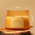 Folkulture Fall Scented Candle | Large 8.81 Oz - Vanilla | Two Wick Soy Candles | Autumn Non Toxic Candles for Relaxing | Long Lasting for Aromatherapy | Thanksgiving & Holiday Gifts for Women