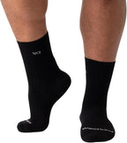Wide Open Micro Crew Men's Merino Wool Socks - Everyday Wide Socks for Wide Feet