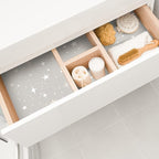 Eersida 20 Sheets 14 x 19.5 Inch Scented Drawer Liners for Dresser Non Adhesive Fragrant Drawer Liners Paper for Bedroom Kitchen Cabinet Home Shelf Closet(Star)