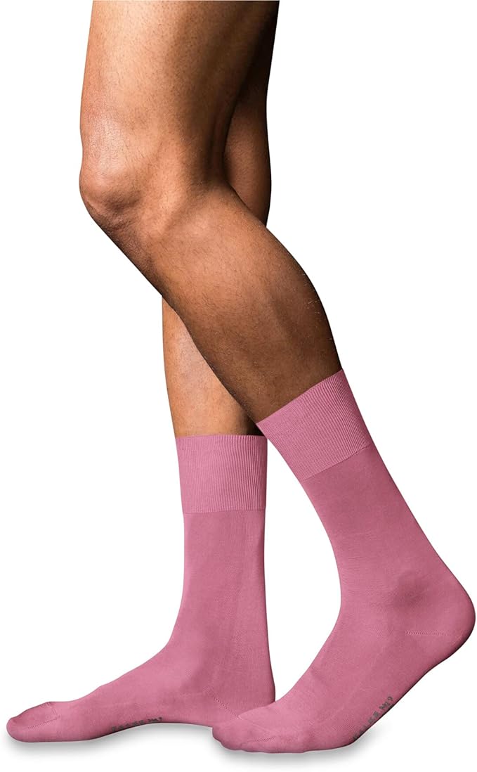 FALKE Men's No. 9 Egyptian Cotton Luxury Dress Socks, 1 Pair
