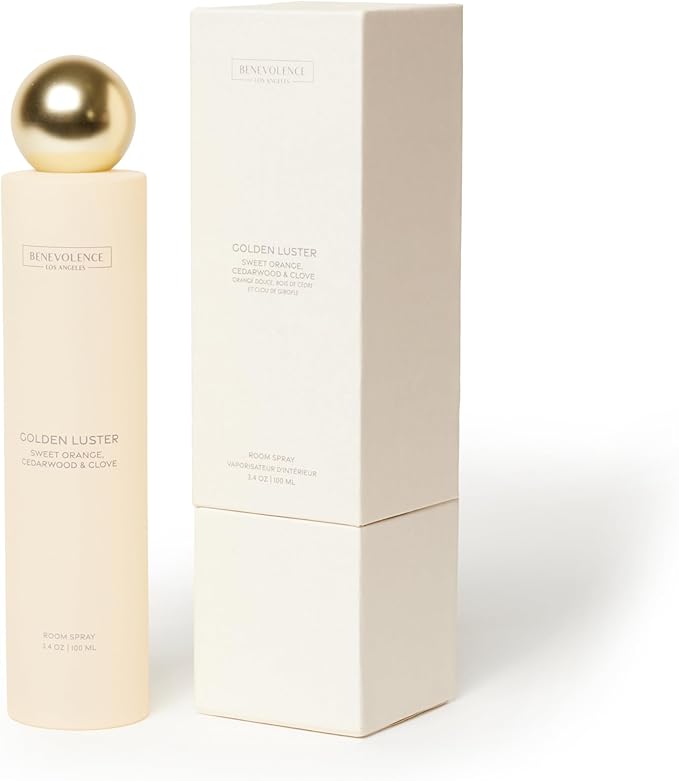 Orange, Cedarwood & Clove Room Spray - Benevolence LA Air Freshener & Fabric Freshener Spray for Home & Linen