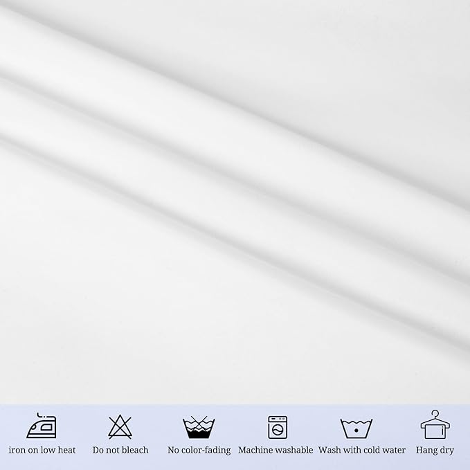 10 Pack White Tablecloths for 8ft Rectangle Tables 60 x 126 Inch - Polyester Table Cover Stain and Wrinkle Resistant Washable Fabric Table Clothes for Wedding Party Banquet Reception Restaurant