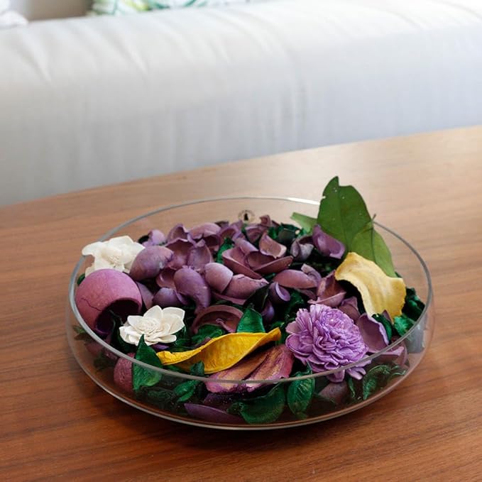 Qingbei Rina Potpourri Bags and Bowl Filler - Dried Flowers, Home Fragrance Sachets, Vase Fillers and Bathroom Decor (10 oz)