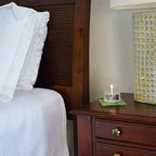 Firefly Fuels Refillable Glass Oil Candle - 3 oz Liquid Candle for Indoor Use, Outdoor Events, Emergency Lighting - Clean Burning with Wick and Holder Included. Use with Liquid Paraffin or Lamp Oil