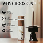 Energize & Focus - Innergy Ginseng Incense Sticks, Natural Herbal Blend for Focus and Energy, 55 Min Burn