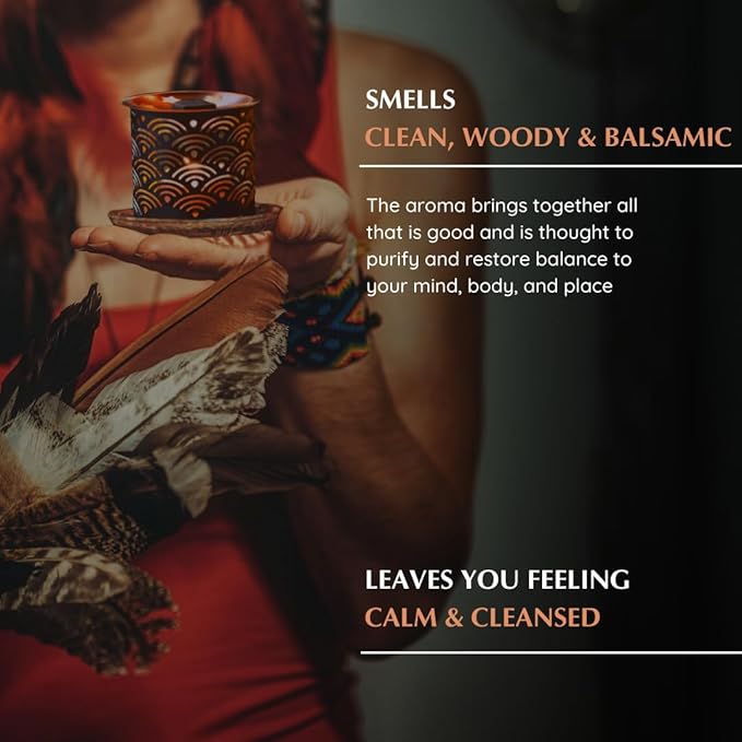 White Sage & Frankincense Incense Bricks with Snowflake Burner by Aromafume | 2x9 Bricks | Sage Incense for Cleansing Negative Energy & Protection | Sage for Smokeless Smudging, Spiritual Cleansing