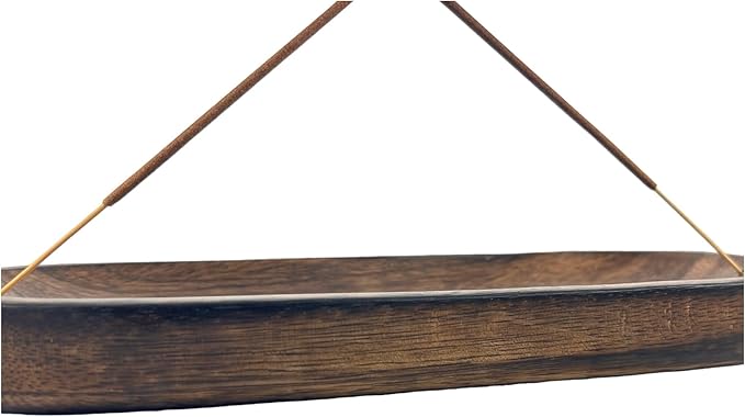 S.B ARTS Incense Holder for Sticks, Insence Stick Holder Ash Catcher for Table Decorations and Gifting - Wooden Incense Tray for Sticks - Home Decor Gifts (Boat Shape - 11" X 4" X 1")