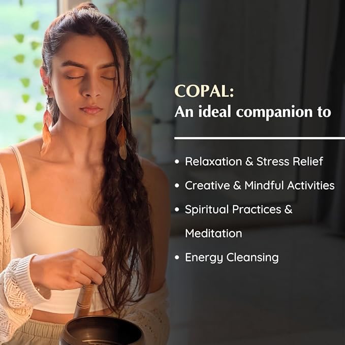Copal Incense Bricks & Flower of Life Exotic Burner by Aromafume | 2 Trays x 9 Bricks | Protium Copal (Burseraceae) | Ideal for Spiritual Cleansing & Enhanced Connection | Low-Smoke & Non-Toxic