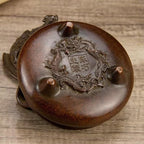 Copper Incense Burner Chinese Brass Incense Burner Kit Traditional Zen Incense Burner Antique Style Office Yoga Home Decor 5.3 * 3.9 * 5.7IN 6.2LB