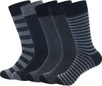 DRASEX Men's Dress Socks Funky Colorful Pattern Cotton Novelty Casual Crew Socks