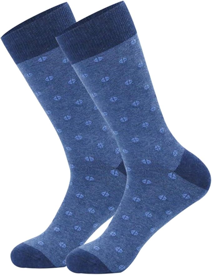 HHX YONLEE Dress Socks 5/6/10 Pairs Crew Argyle Colorful Cotton Novelty Casual Happy Fun