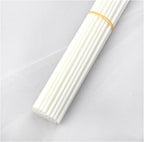 50 Pieces Fiber Reed Diffuser Replacement Refill Sticks for Aroma Fragrance (White, 12" x4mm)