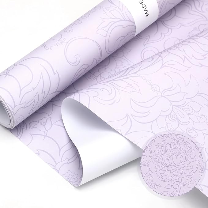 10 Sheets Drawer Liners for Dresser Scented Drawer Liners Non Adhesive Scented Paper for Fragrant Home Shelf Closet(Lavender,Cute Pattern)
