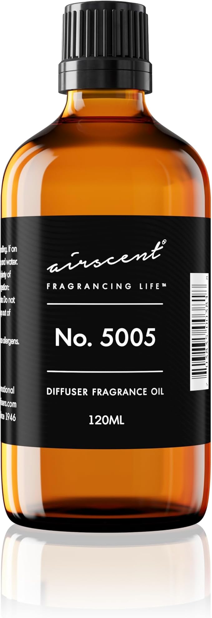 AirScent Diffuser Oil Inspired by TF's Oud Wood - No. 5005 Perfume Dupe - Fragrance Oil Blend for Ultrasonic and Waterless Diffusers and Crafting - 120 ml, 4 fl oz Glass Bottle with Dropper