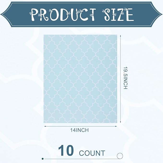 10 Sheets Drawer Liners for Dresser Scented Drawer Liners Non Adhesive Scented Paper for Fragrant Home Shelf Closet(Lavender,Simple Pattern)