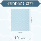 10 Sheets Drawer Liners for Dresser Scented Drawer Liners Non Adhesive Scented Paper for Fragrant Home Shelf Closet(Lavender,Simple Pattern)