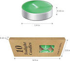 Tea Candles Wedding Party and Home Decoration Votive Parties Tealight Small Wishing Bulk 10 Pack with 1.5-2 Hours Extended Burn Time Mini for Birthday Halloween Emergency Family Gatherings(LVSE)