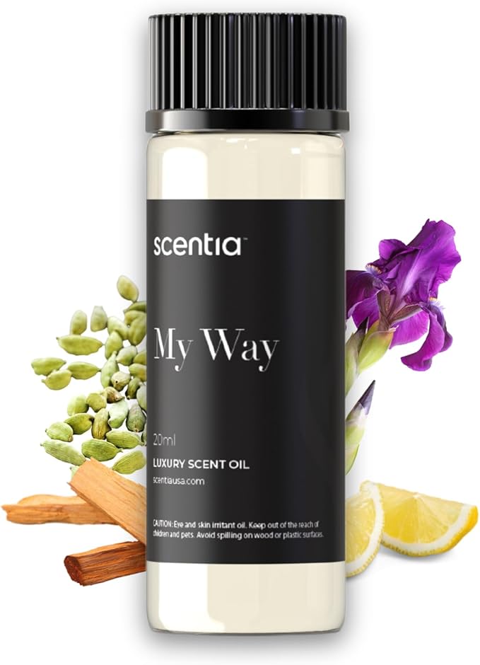 My Way Hotel Diffuser Oil Inspired by The 1 Hotel Miami Beach - 20 ml 0.67 fl oz - Fragrance Oil Blend Sandalwood, Cedar & Lemon Notes for Aromatherapy Diffusers and Humidifiers