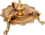 Metal Brass Incense Agarbatti Stand Holder, Puja Accessory, Spiritual and Religious |Size-5" Pbs-Ld-59 Standard Gold