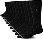 Nautica Mens Dress Socks - 10 Pack Breathable Stretch Crew-Length Work Socks for Men for Business Formal Wear (Sizes: 6-12.5)