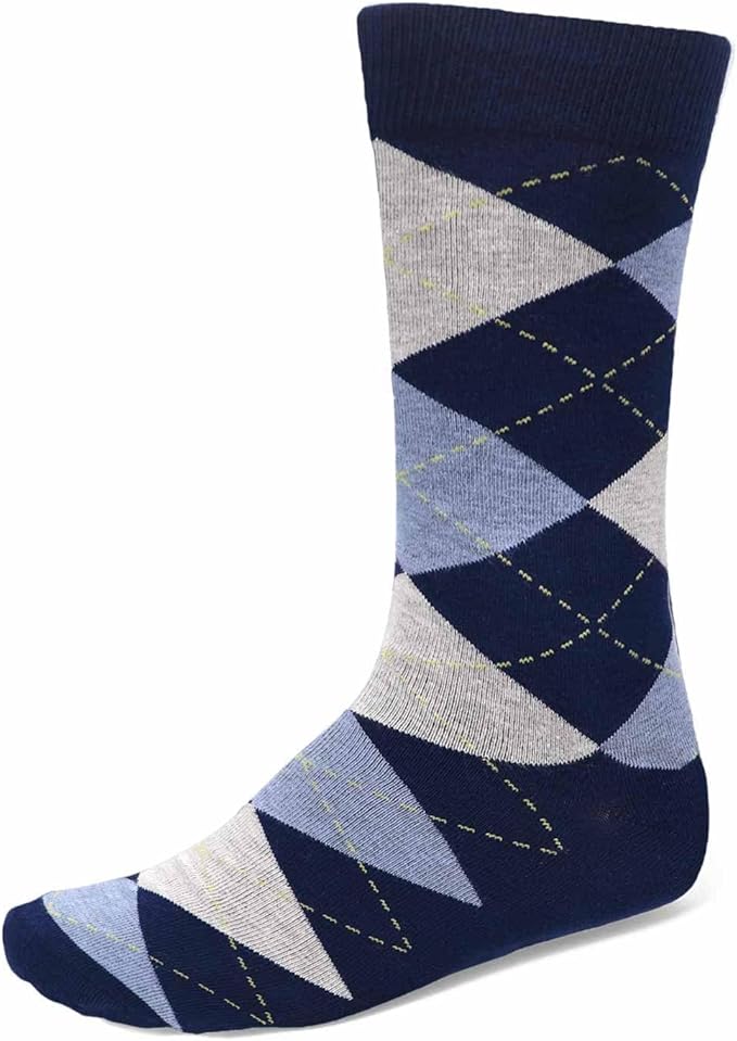 tiemart Men's Socks, Fits Men's Shoe Sizes 8-12