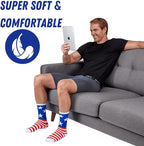 Bamboo Sports Premium Bamboo Crew Work Socks- Moisture Wicking, Odor Eliminating