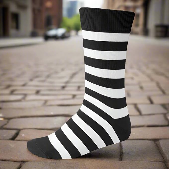 tiemart Men's Socks, Fits Men's Shoe Sizes 8-12