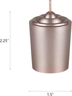 Mega Candles 12 pcs Unscented Rose Gold Votive Candles, Hand Poured Wax Candle 15 Hours 1.5 Inch x 2.25 Inch, Home Décor, Wedding Receptions, Centerpieces, Occasions, Events, Meditations, Holders