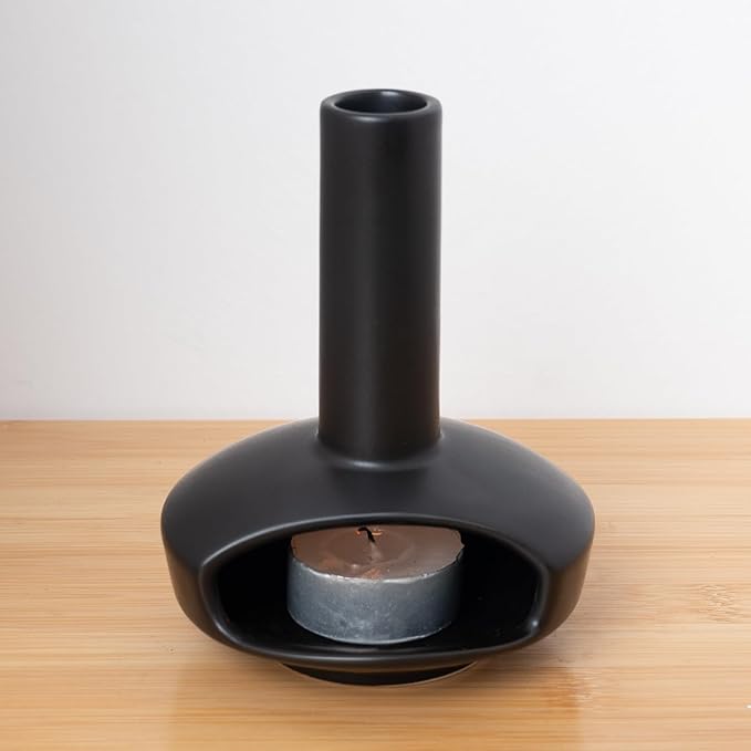 Handcrafted Mini Ceramic Chiminea Palo Santo Holder – Unique Incense Stick Burner for Meditation, Yoga, and Aromatherapy – Perfect Home Decor Accessory for Personal Rituals and Mindfulness Practices