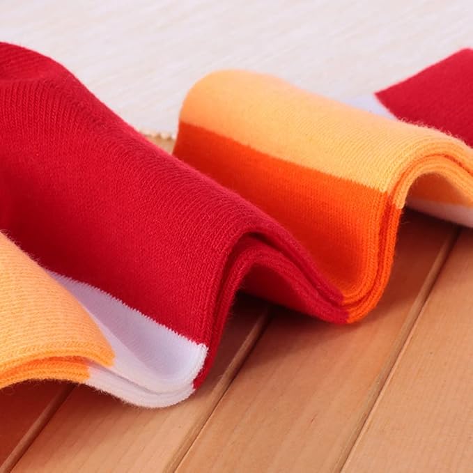 DRASEX Men's Dress Socks Funky Colorful Pattern Cotton Novelty Casual Crew Socks